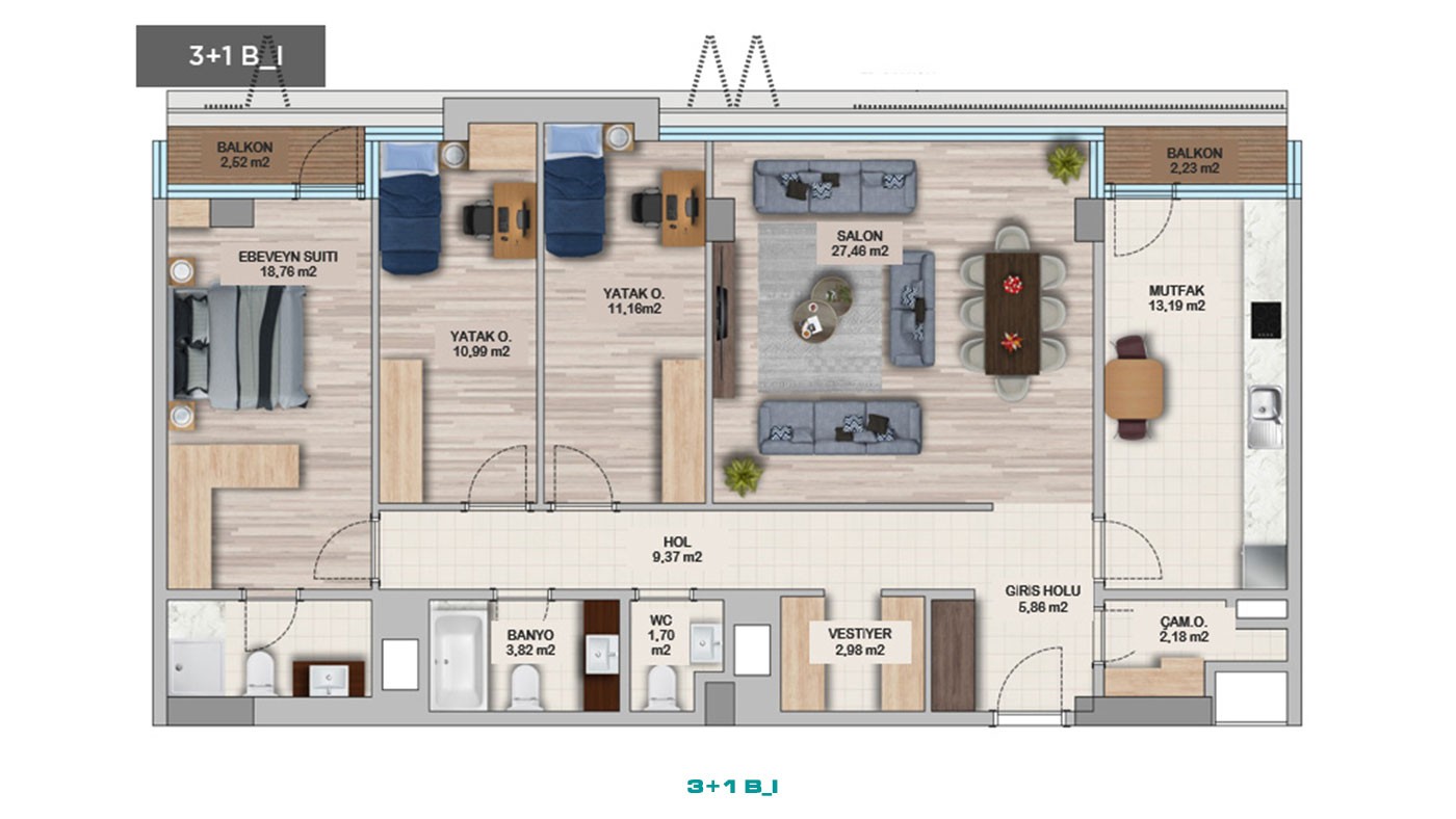 Luxury Apartments with Green Energy for Sale in Istanbul Ümraniye - 44465