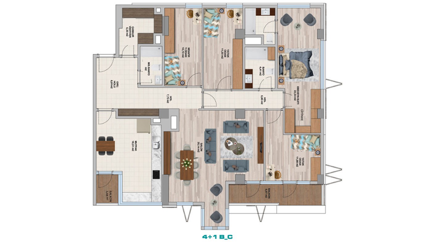 Luxury Apartments with Green Energy for Sale in Istanbul Ümraniye - 44466