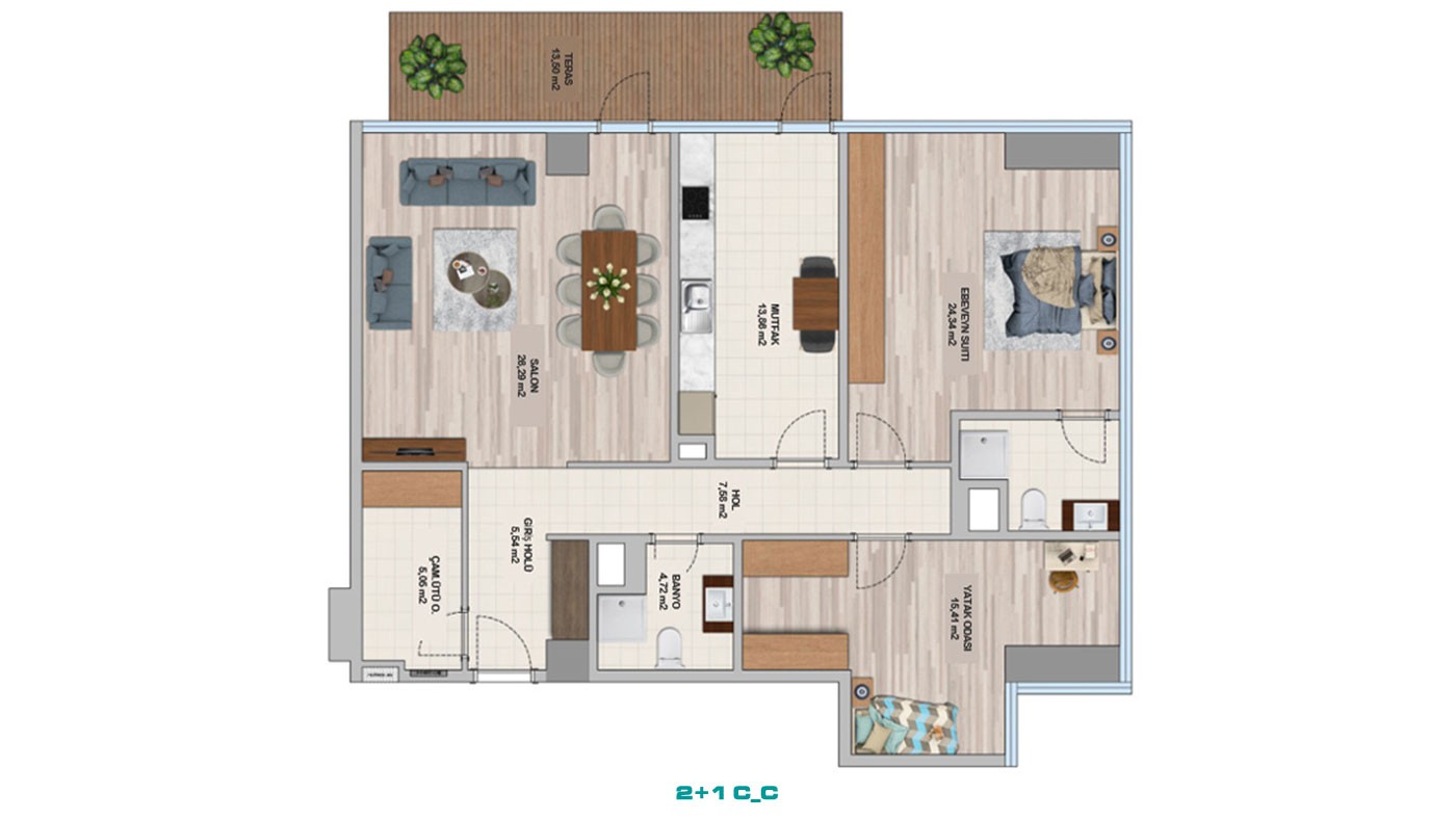 Luxury Apartments with Green Energy for Sale in Istanbul Ümraniye - 44467