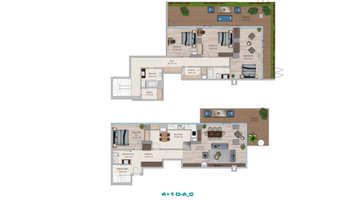 Luxury Apartments with Green Energy for Sale in Istanbul Ümraniye - 44470
