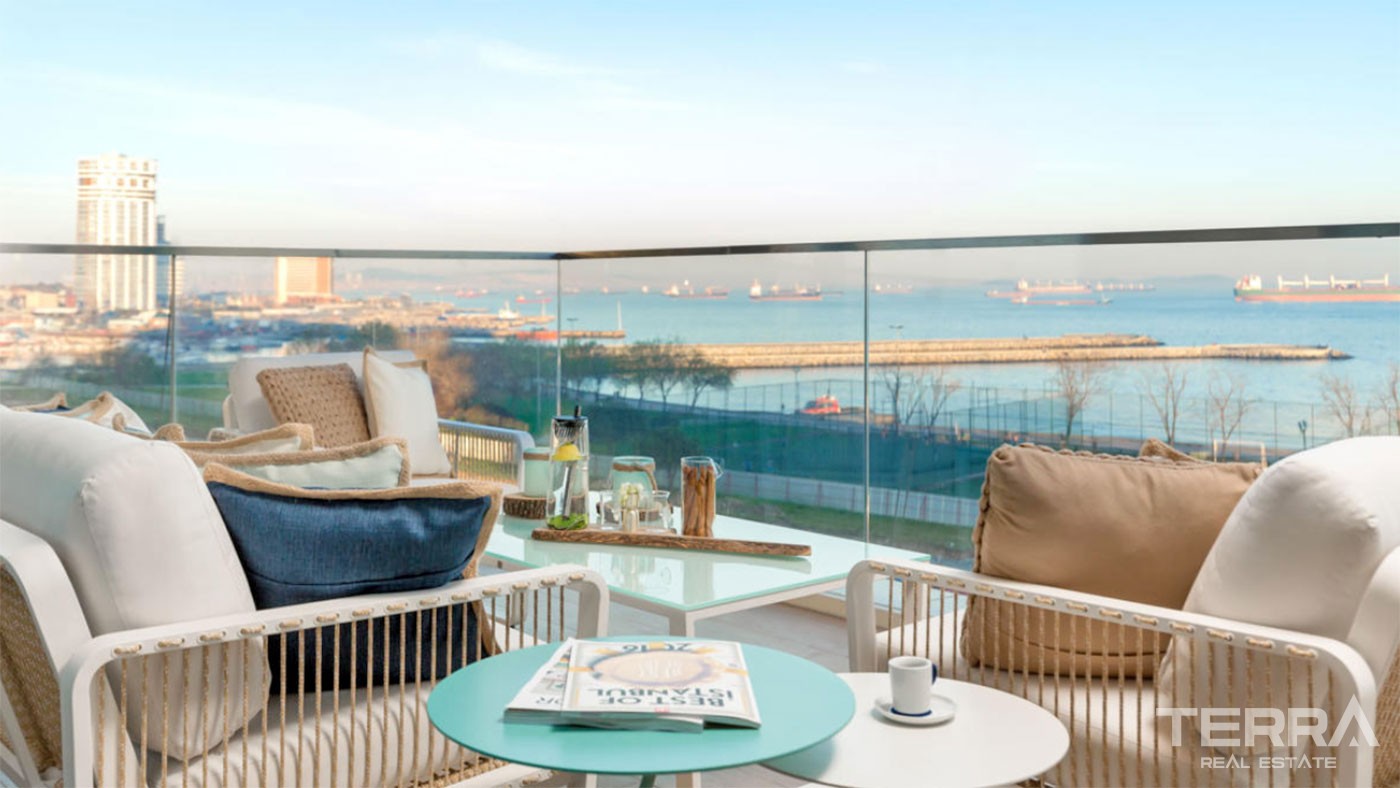 Fantastiska Pruva 34 sjönära lägenheter i centrala Istanbul Bakırköy - 44759