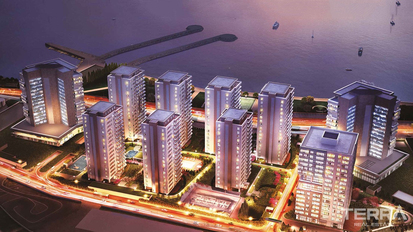 Fantastiska Pruva 34 sjönära lägenheter i centrala Istanbul Bakırköy - 44788