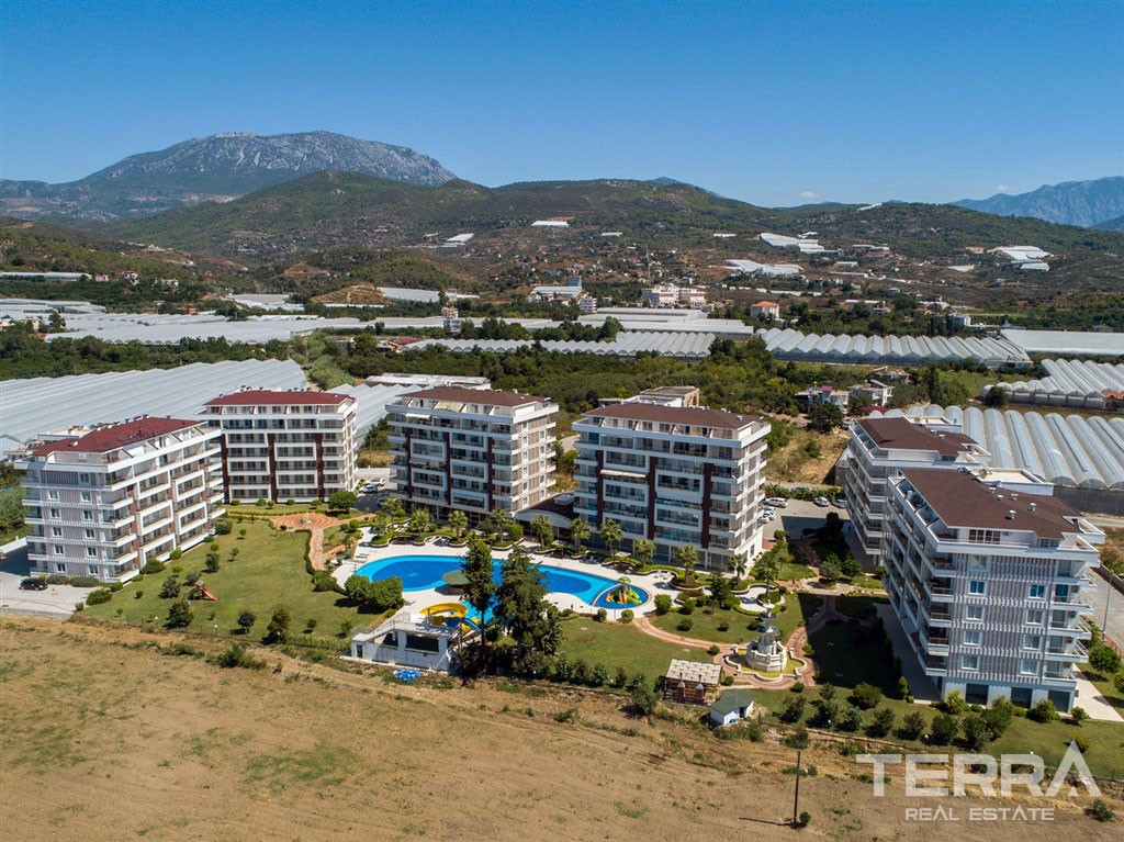 Appartements à Demirtaş Cadre Tranquille Avec Vue Mer & Montagnes - 44587