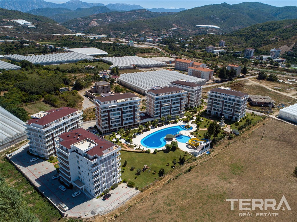 Appartements à Demirtaş Cadre Tranquille Avec Vue Mer & Montagnes - 44589