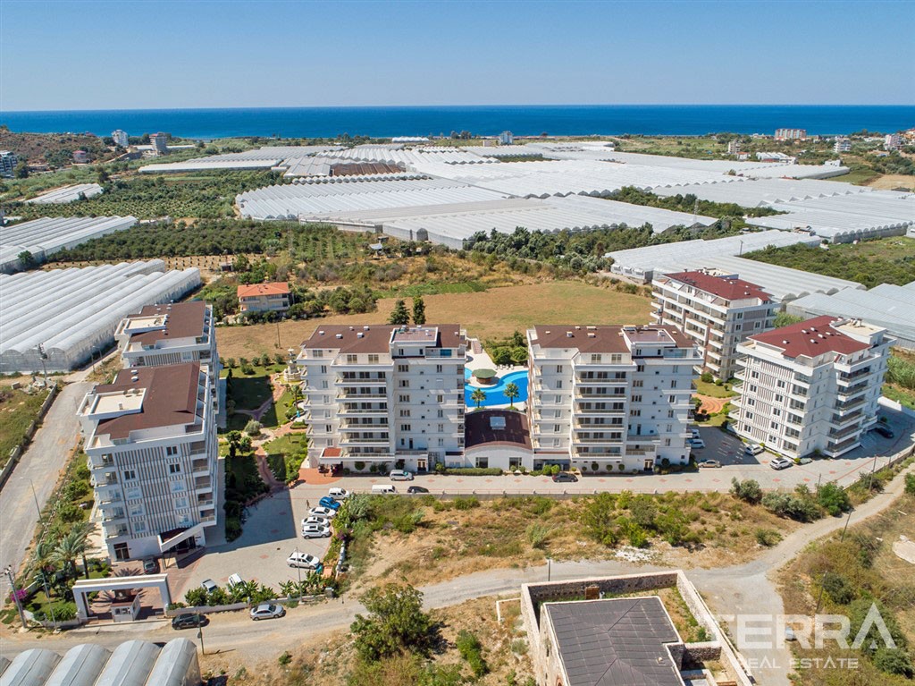 Appartements à Demirtaş Cadre Tranquille Avec Vue Mer & Montagnes - 44592