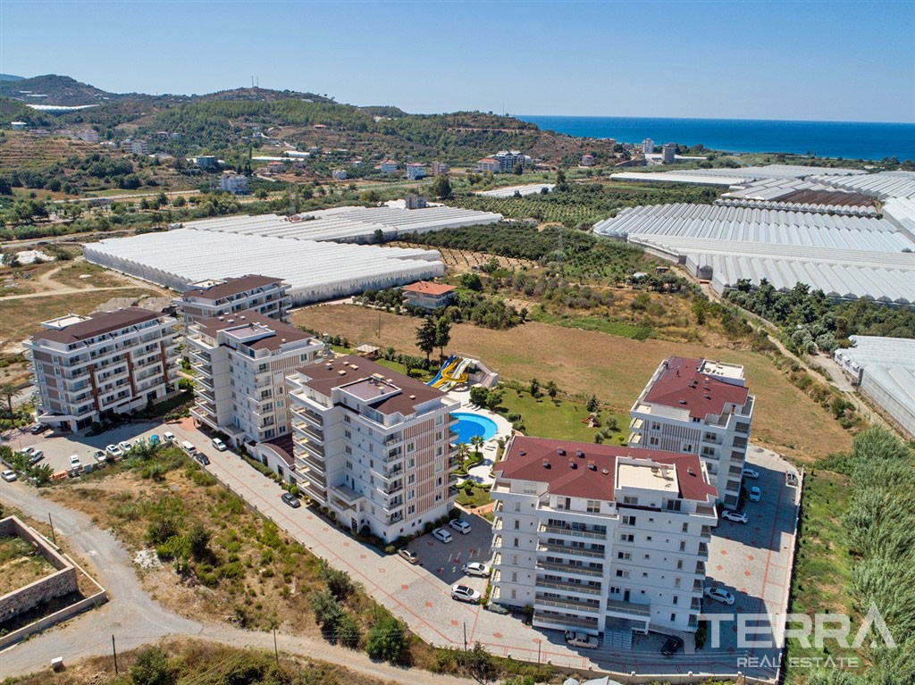 Appartements à Demirtaş Cadre Tranquille Avec Vue Mer & Montagnes - 44596