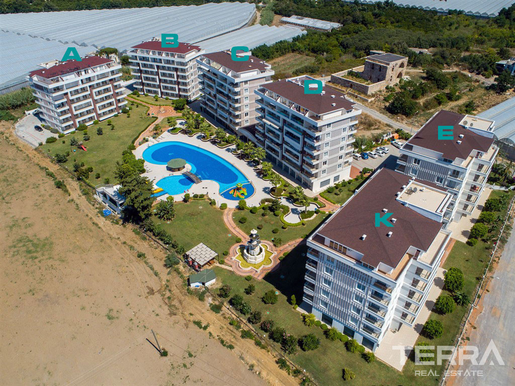 Appartements à Demirtaş Cadre Tranquille Avec Vue Mer & Montagnes - 59382