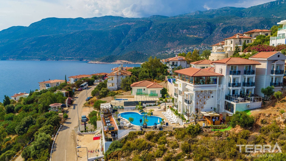 Luxury Boutique Hotel for Sale on Çukurbağ Peninsula in Kaş Antalya