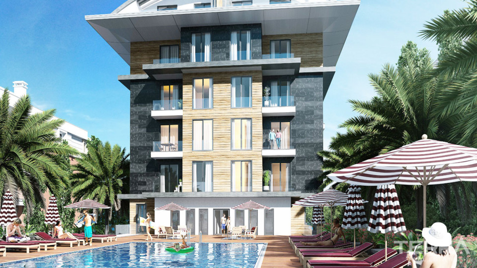 High-End Seafront Apartments for Sale in Alanya Oba