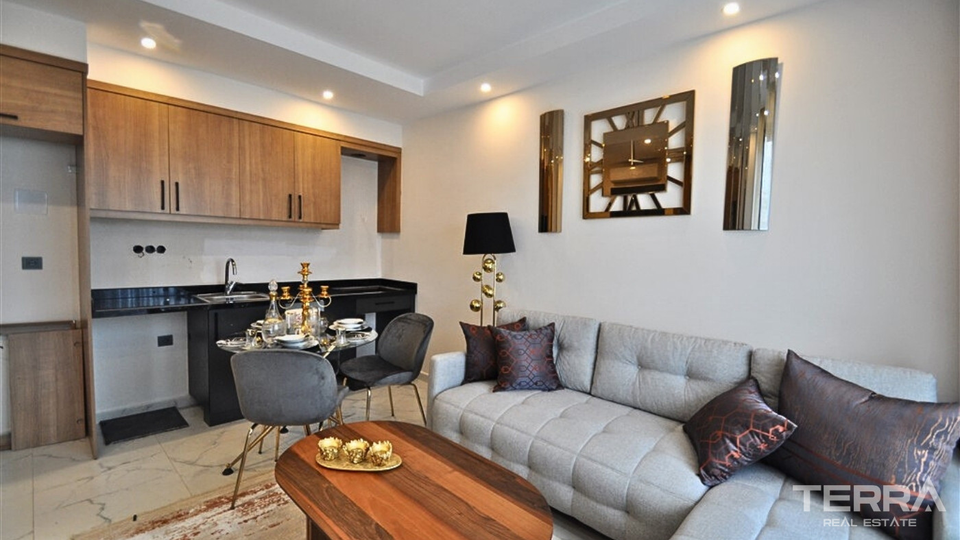 Affordable Sea-View Apartments for Sale in Desirable Area of Alanya - 100144