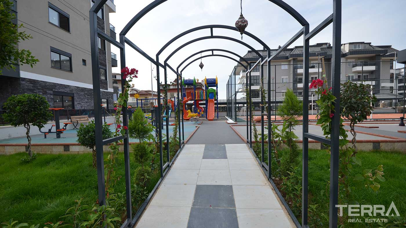 Alanya, Oba'da Şehir ve Deniz Manzaralı Satılık Modern Daireler - 88587