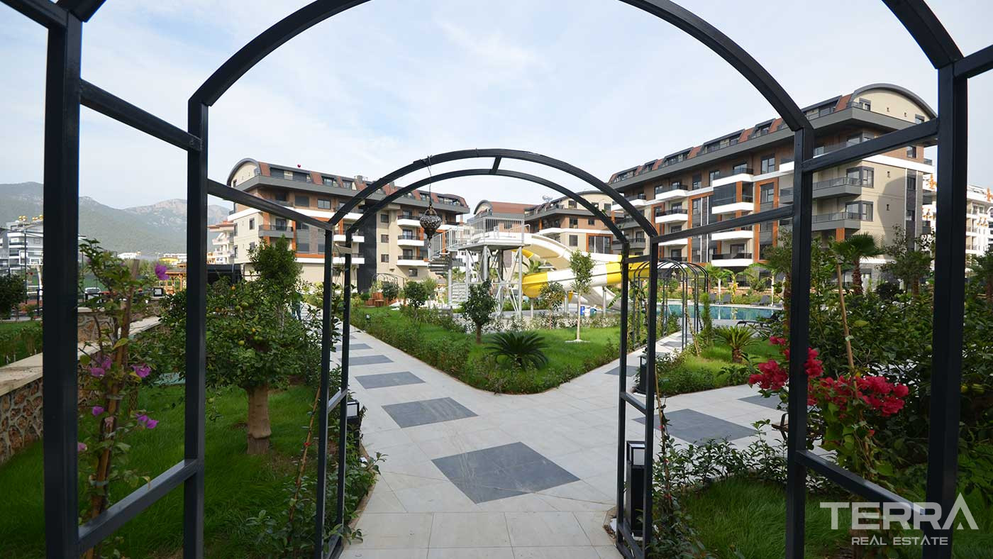 Alanya, Oba'da Şehir ve Deniz Manzaralı Satılık Modern Daireler - 88590