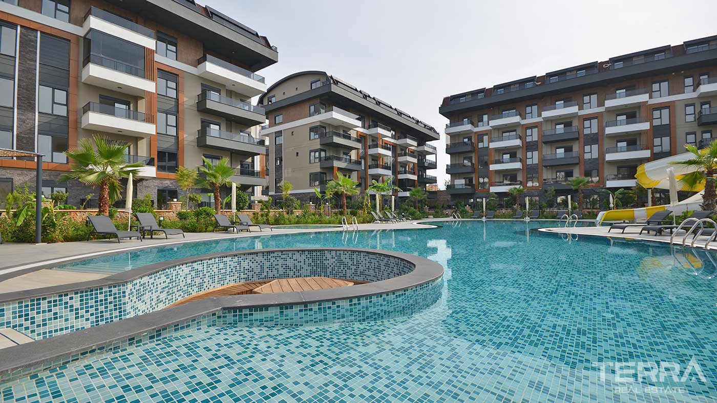 Alanya, Oba'da Şehir ve Deniz Manzaralı Satılık Modern Daireler - 88593
