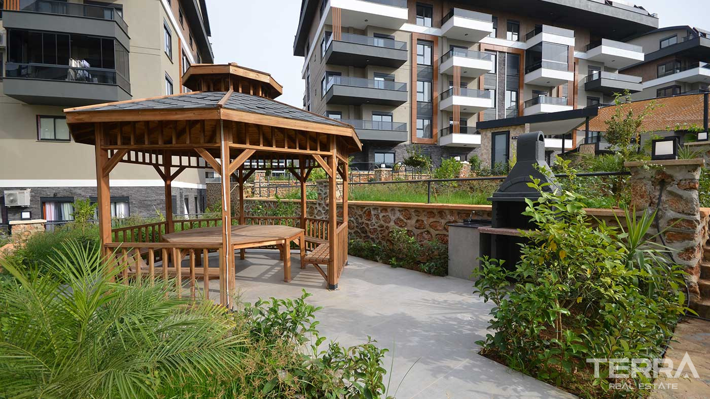 Alanya, Oba'da Şehir ve Deniz Manzaralı Satılık Modern Daireler - 88594