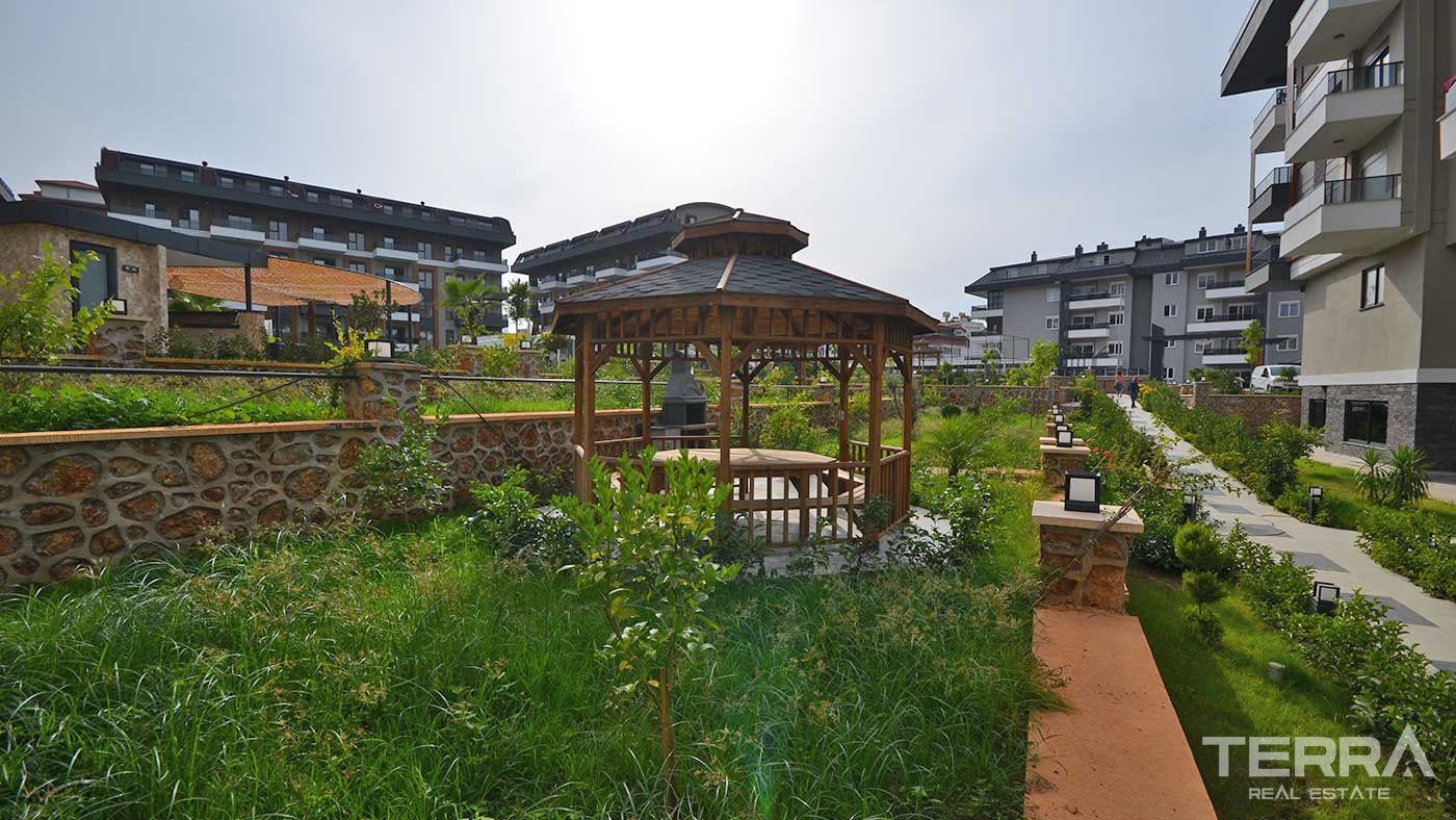 Alanya, Oba'da Şehir ve Deniz Manzaralı Satılık Modern Daireler - 88595