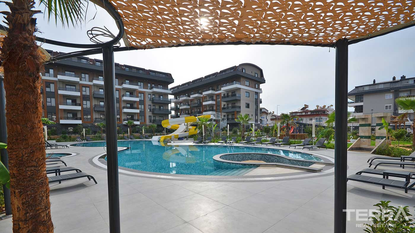 Alanya, Oba'da Şehir ve Deniz Manzaralı Satılık Modern Daireler - 88597