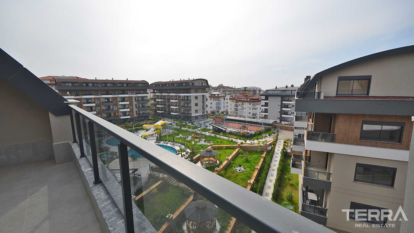 Alanya, Oba'da Şehir ve Deniz Manzaralı Satılık Modern Daireler - 88617