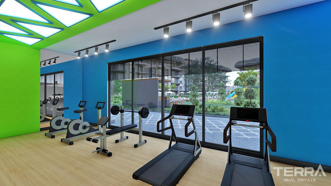 Alanya, Oba'da Şehir ve Deniz Manzaralı Satılık Modern Daireler - 88626