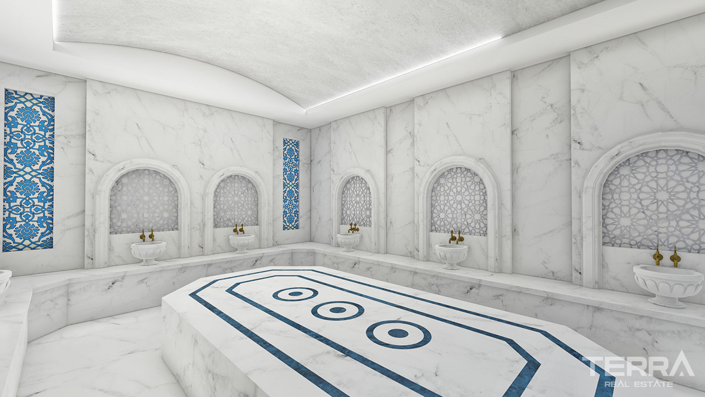 Alanya, Oba'da Şehir ve Deniz Manzaralı Satılık Modern Daireler - 88630