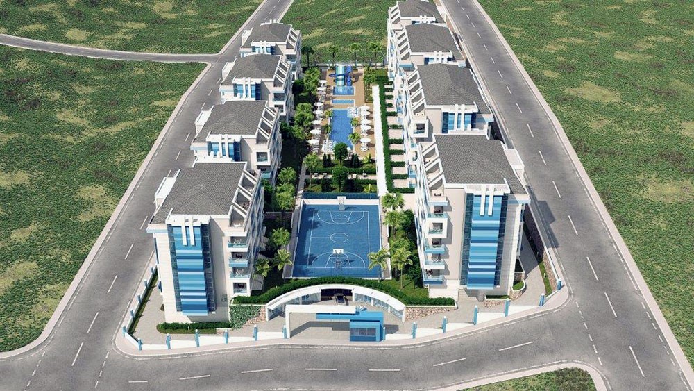 Apartments for Sale in Kestel, Alanya – Aura Blue - 486