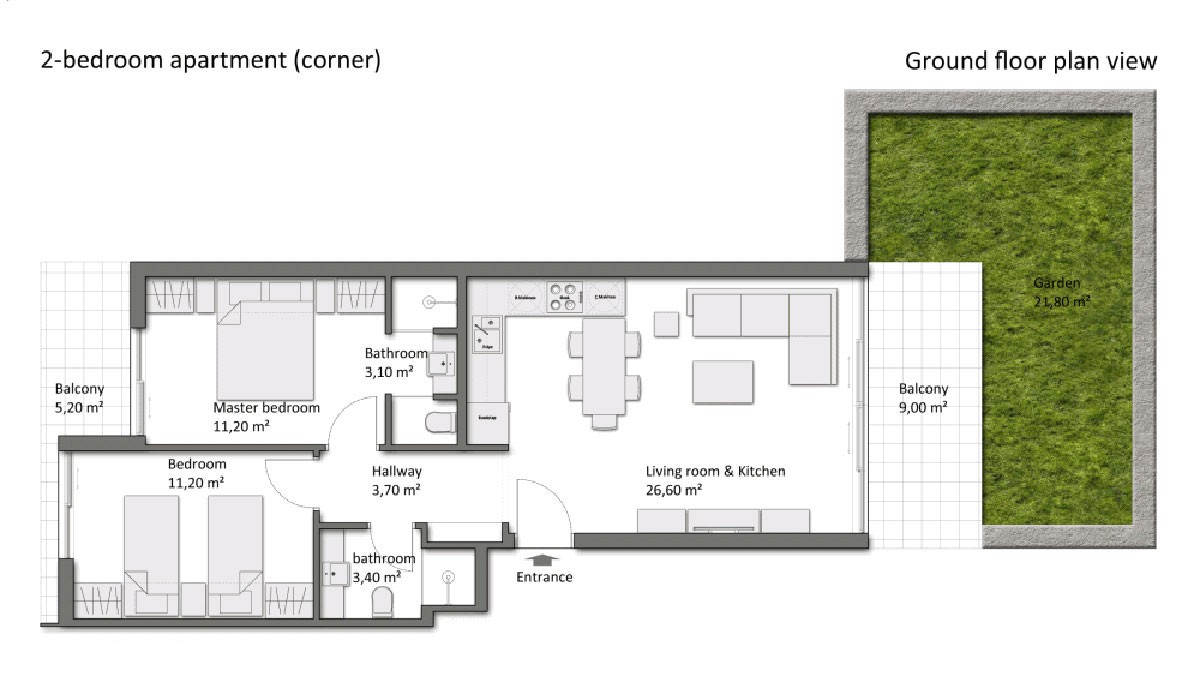 Breeze Residence — Eksklusive lejligheder til salg i Side, Tyrkiet - 47174