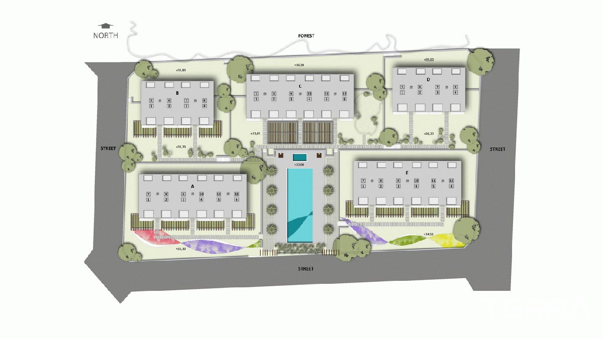 Breeze Residence — Eksklusive lejligheder til salg i Side, Tyrkiet - 47179
