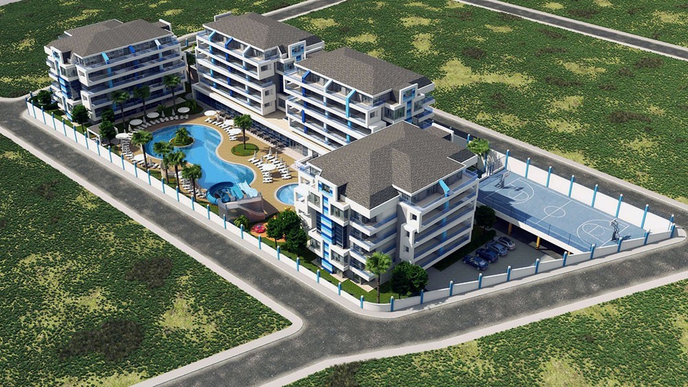 Crystal River leiligheter i Oba, Alanya - 540