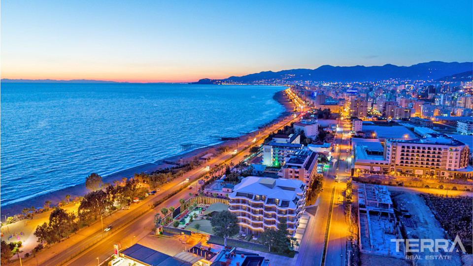 Alanya Flats to Buy in Luxury Complex just by the Seaside in Kargıcak