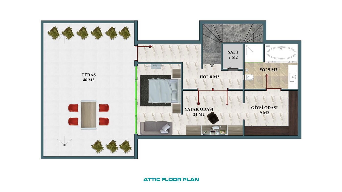 Exclusive Villas with Modern Features for Sale in Alanya Kargıcak - 64065