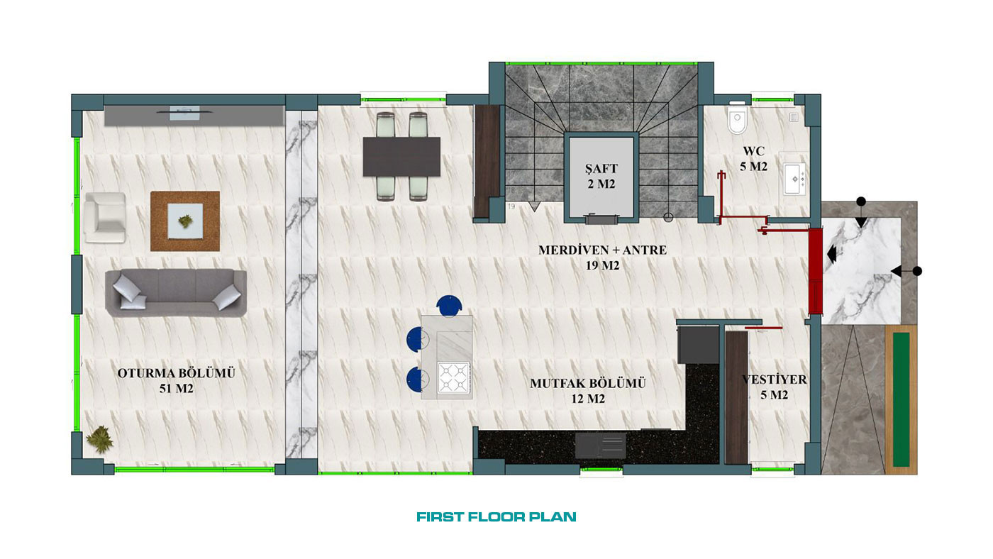 Exclusive Villas with Modern Features for Sale in Alanya Kargıcak - 64067