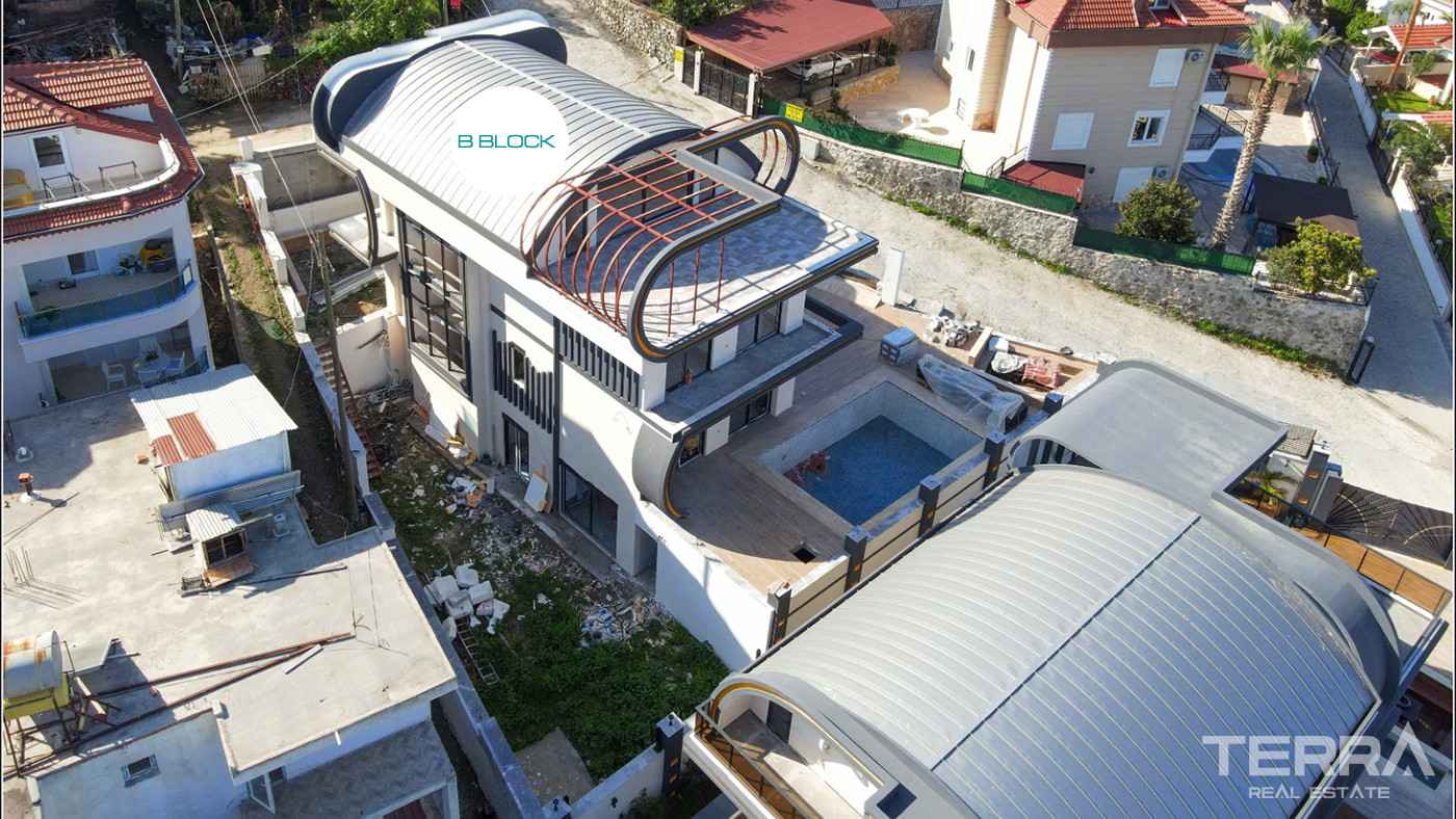 Exclusive Villas with Modern Features for Sale in Alanya Kargıcak - 80783