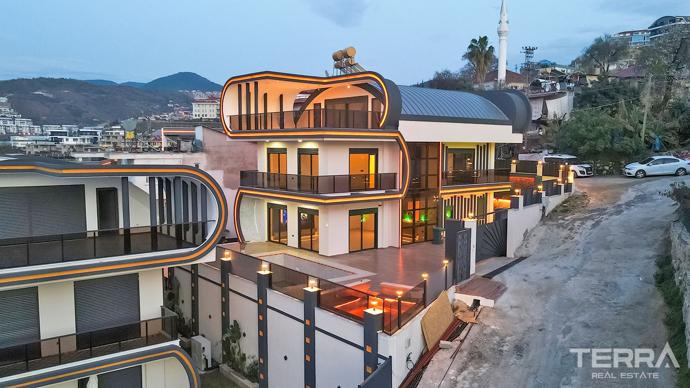 Exclusive Villas with Modern Features for Sale in Alanya Kargıcak - 95083
