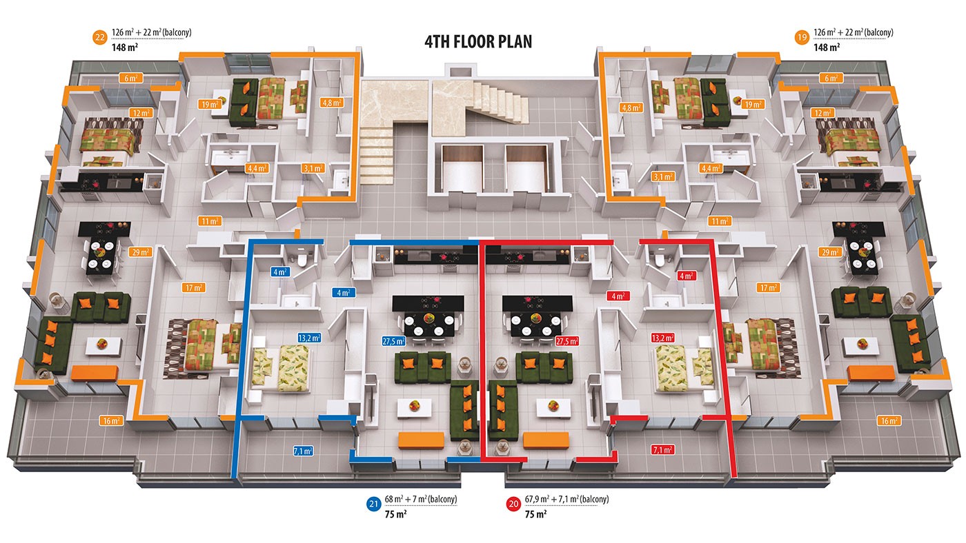 Alanya Towers – Exclusive Apartments for Sale in Alanya City Center - 45687