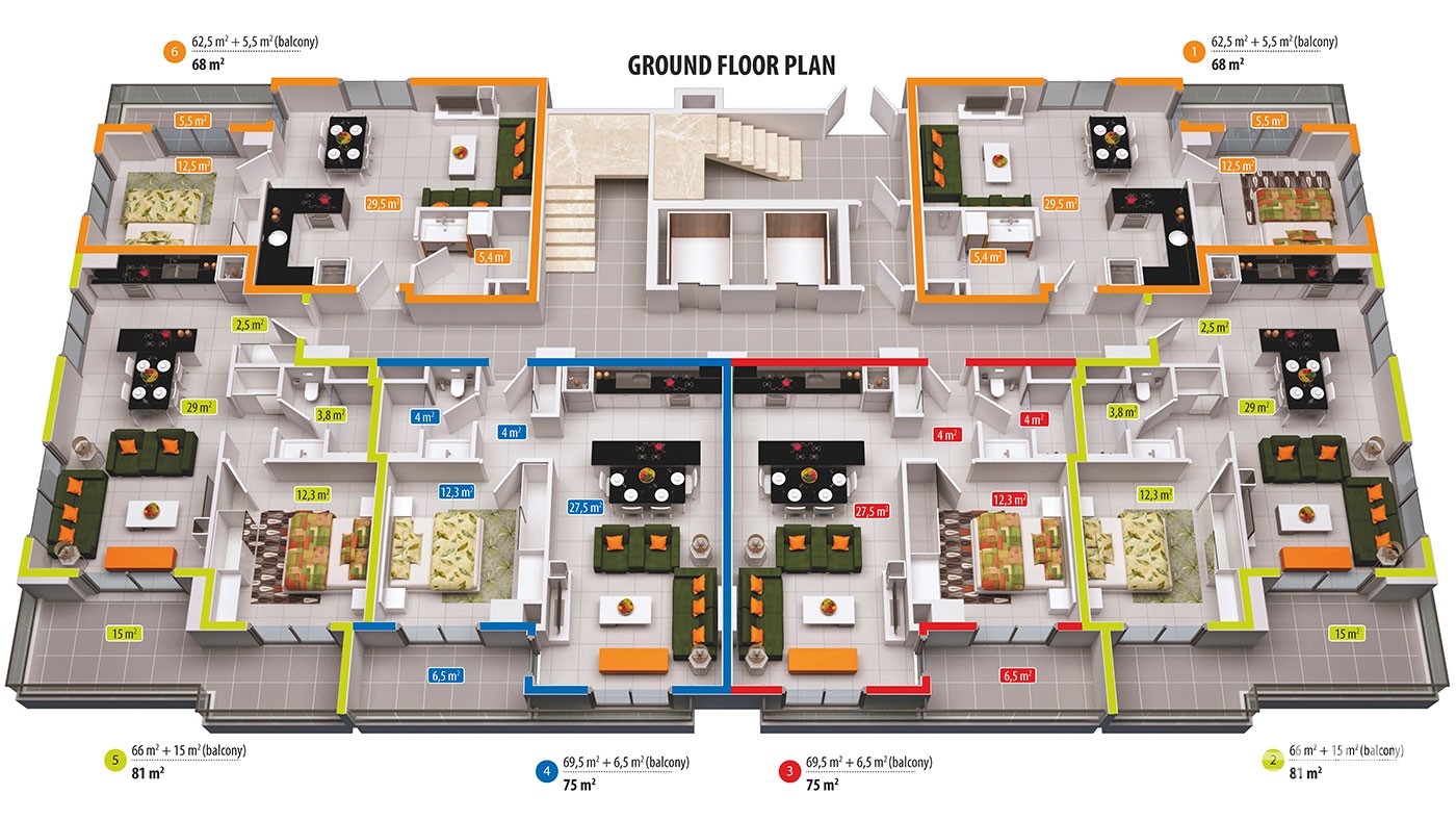 Alanya Towers – Exclusive Apartments for Sale in Alanya City Center - 45689