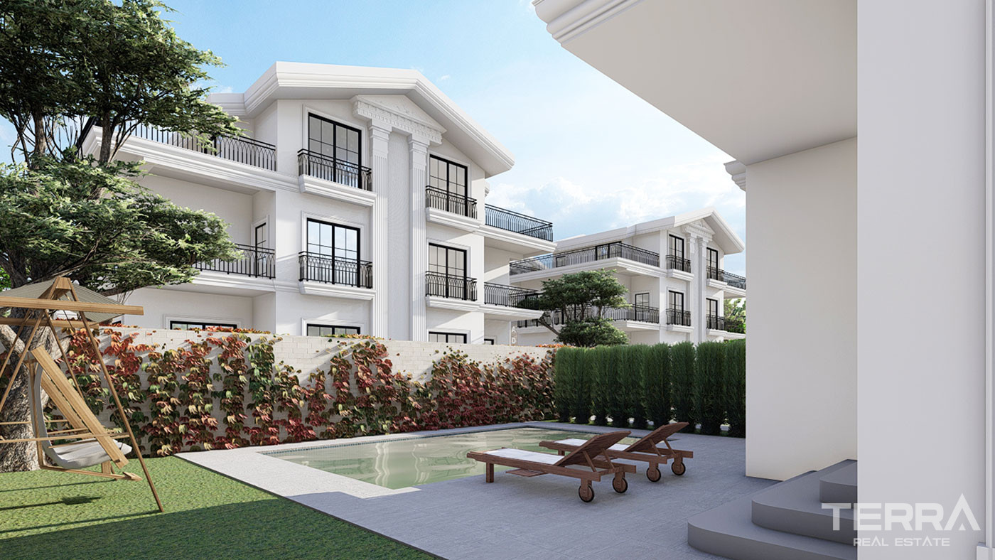 Villas Mitoyennes en Plein Nature de Belek Antalya Avec Piscine Privée - 49079
