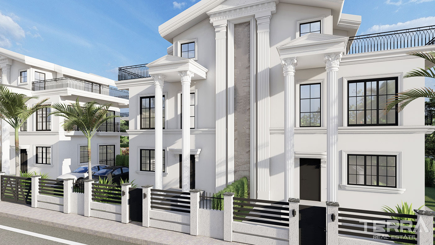 Villas Mitoyennes en Plein Nature de Belek Antalya Avec Piscine Privée - 49085