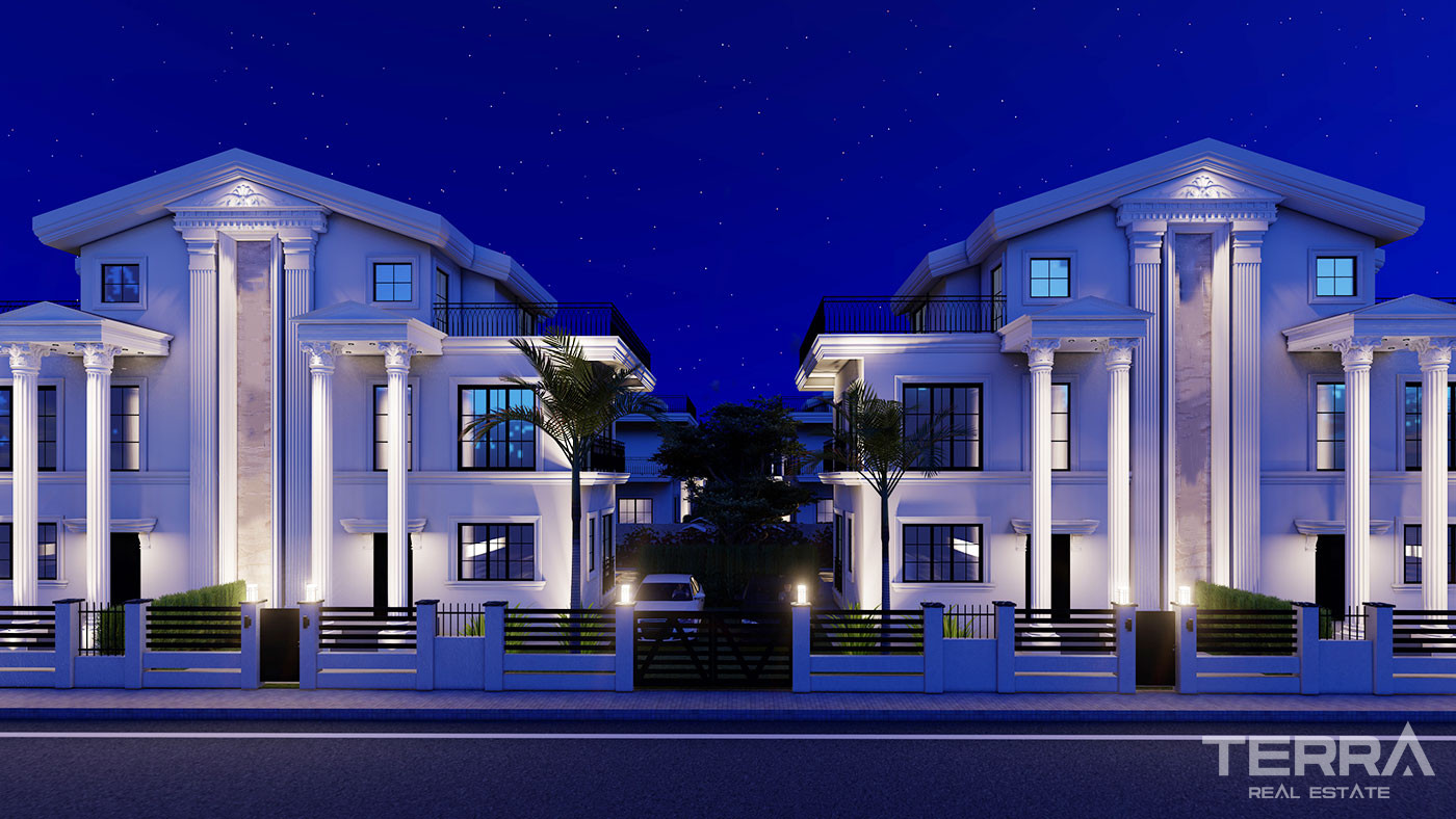 Villas Mitoyennes en Plein Nature de Belek Antalya Avec Piscine Privée - 49089