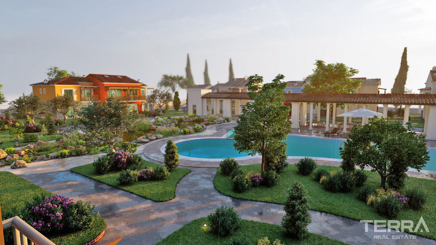 New 3-Bed Duplex Villas to Buy in a Luxury Complex in Fethiye Çalış - 99364