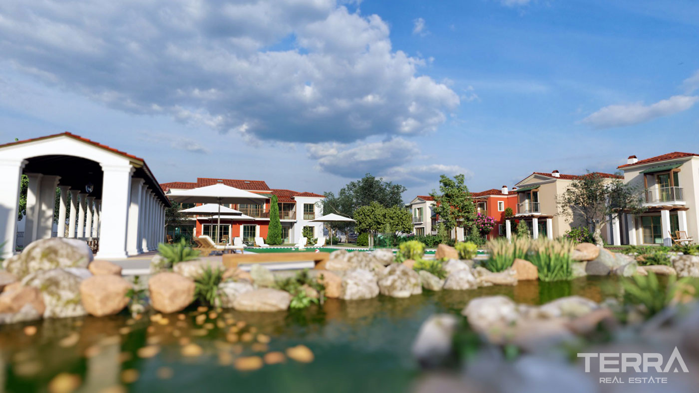 New 3-Bed Duplex Villas to Buy in a Luxury Complex in Fethiye Çalış - 99365