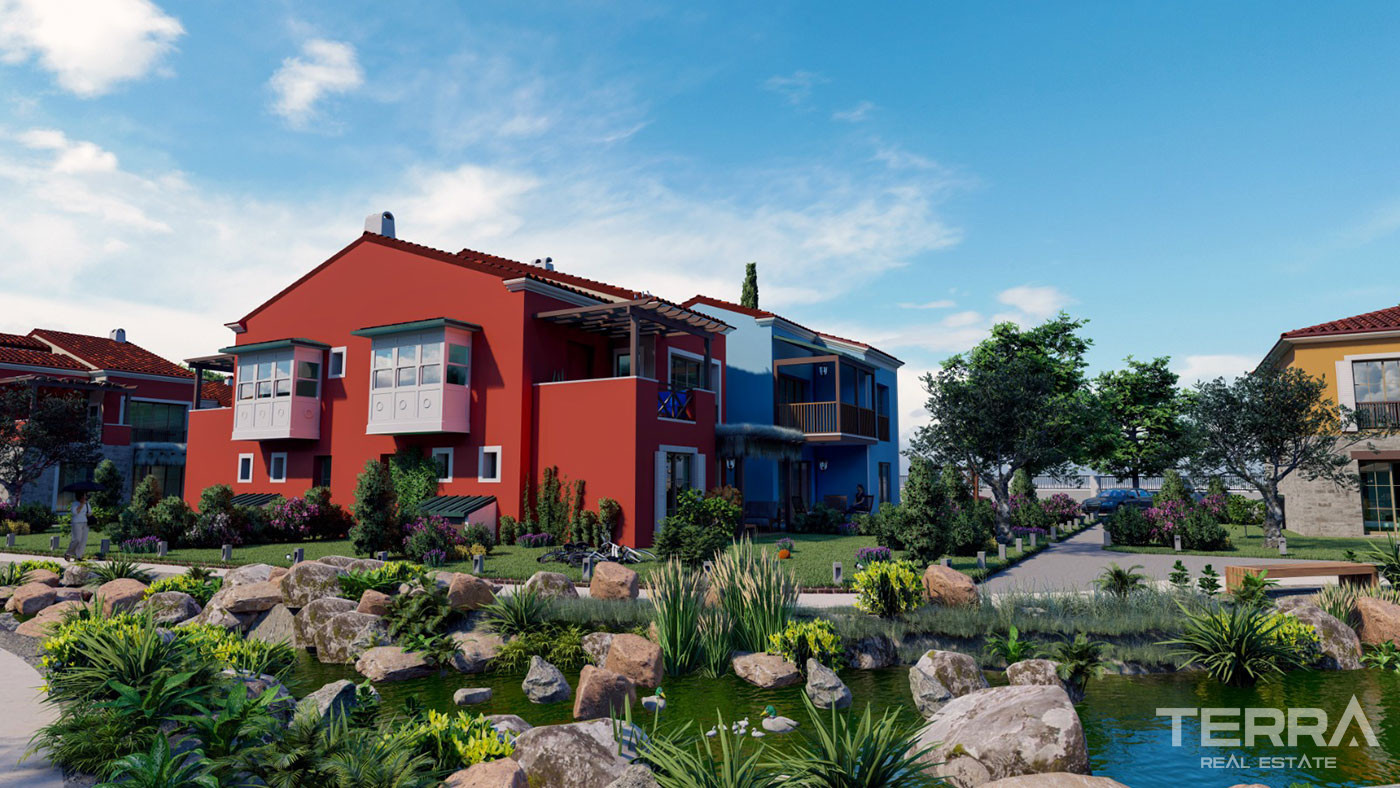 New 3-Bed Duplex Villas to Buy in a Luxury Complex in Fethiye Çalış - 99367