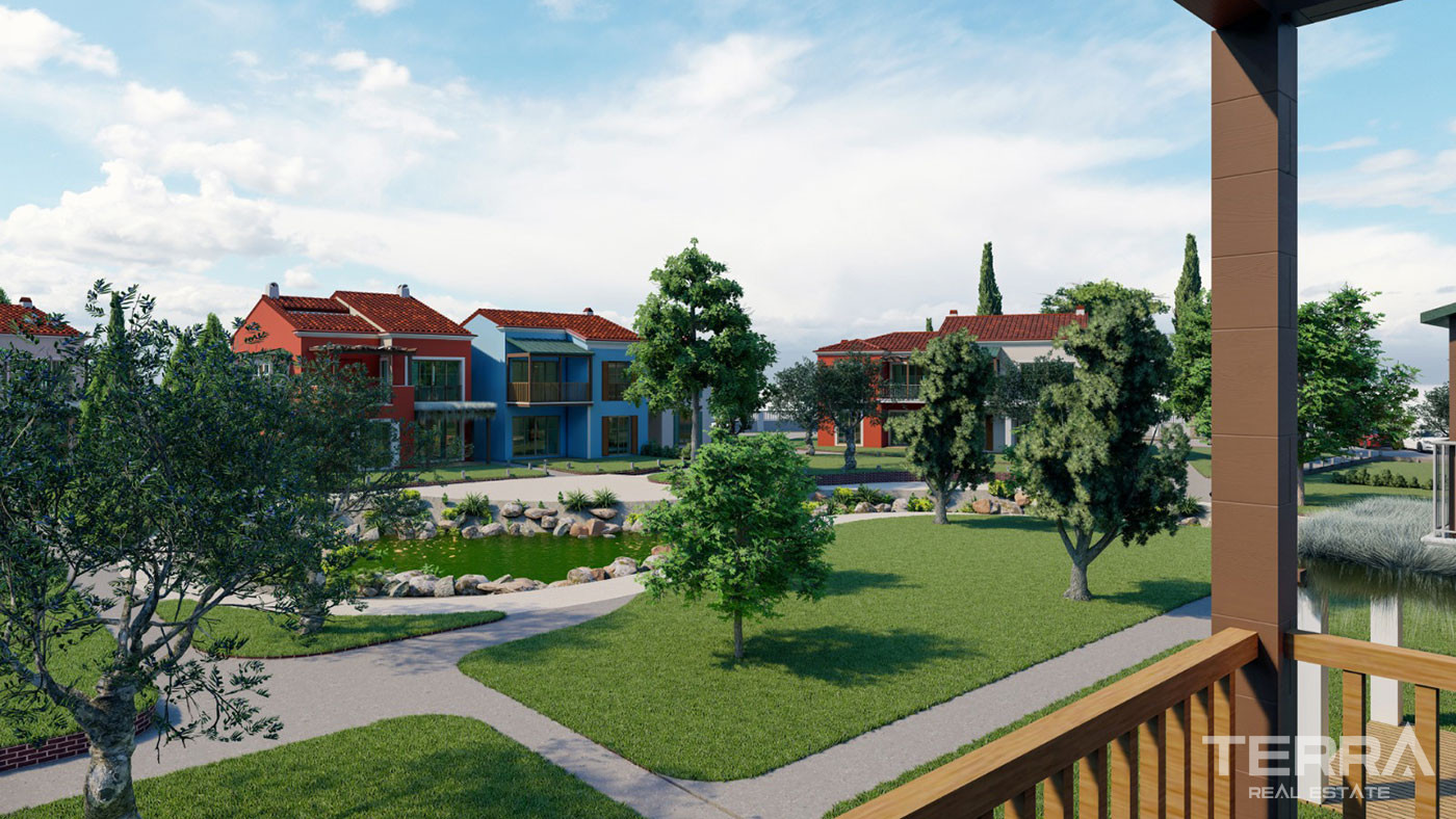 New 3-Bed Duplex Villas to Buy in a Luxury Complex in Fethiye Çalış - 99368