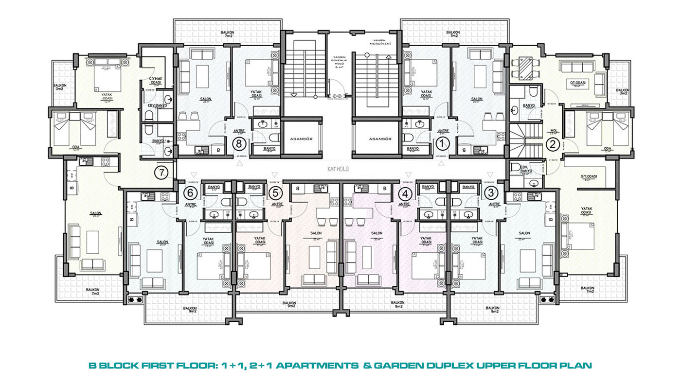 Amazing Apartments for Sale in Ecological Region of Alanya Avsallar - 52469