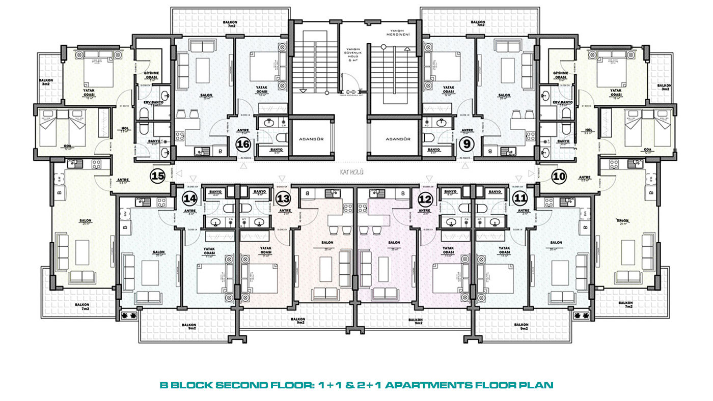 Amazing Apartments for Sale in Ecological Region of Alanya Avsallar - 52470