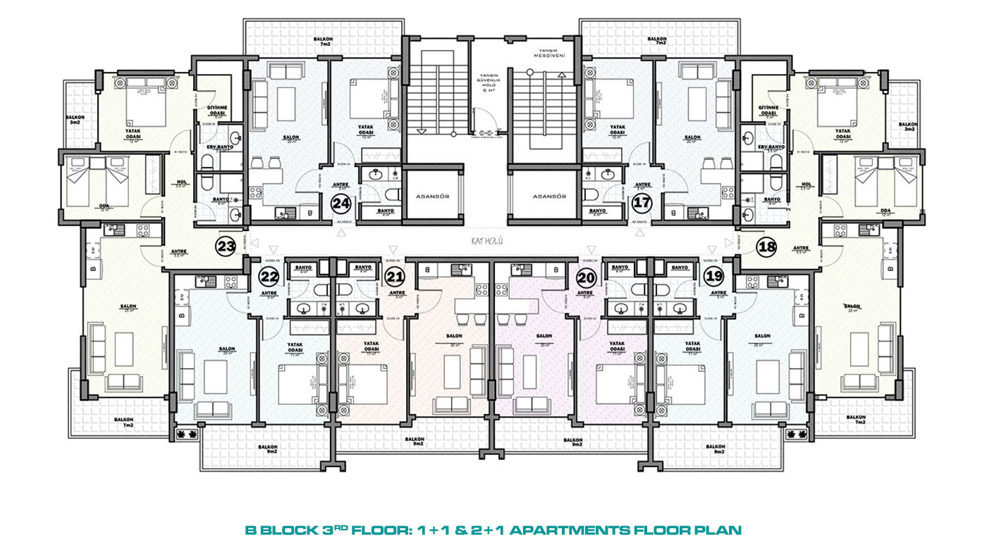 Amazing Apartments for Sale in Ecological Region of Alanya Avsallar - 52471
