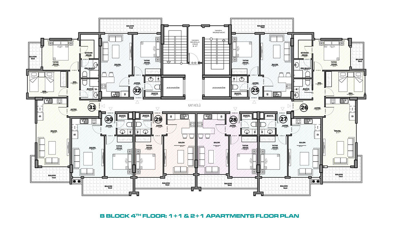 Amazing Apartments for Sale in Ecological Region of Alanya Avsallar - 52472
