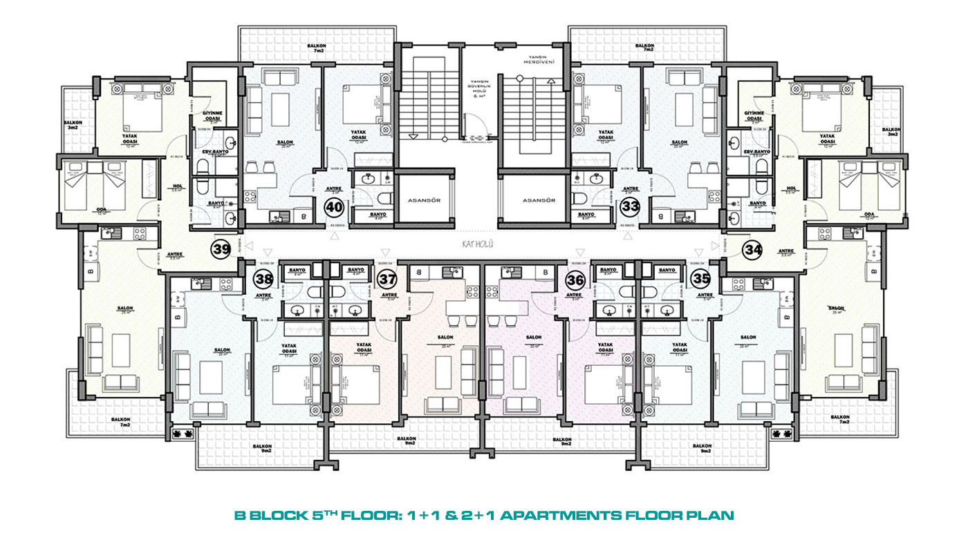 Amazing Apartments for Sale in Ecological Region of Alanya Avsallar - 52473