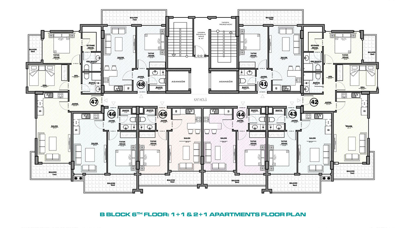 Amazing Apartments for Sale in Ecological Region of Alanya Avsallar - 52474