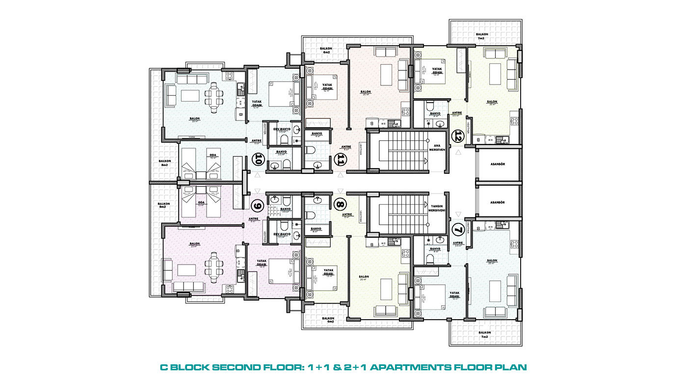 Amazing Apartments for Sale in Ecological Region of Alanya Avsallar - 52478