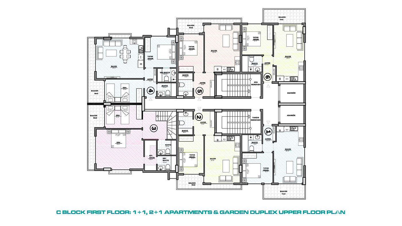 Amazing Apartments for Sale in Ecological Region of Alanya Avsallar - 52479
