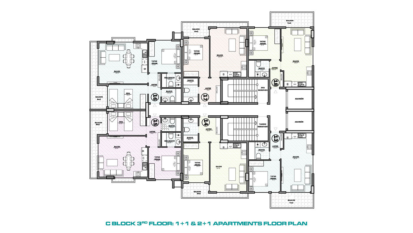 Amazing Apartments for Sale in Ecological Region of Alanya Avsallar - 52480